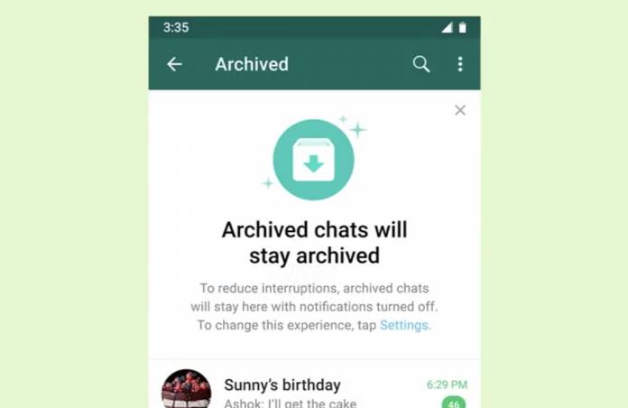 كيفية أرشفة الدردشات على WhatsApp