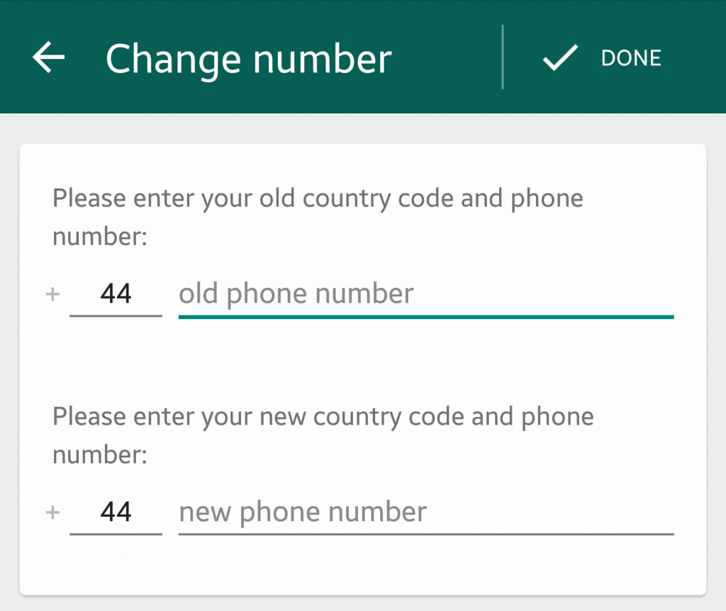 قم بتغيير رقم WhatsApp دون فقد البيانات