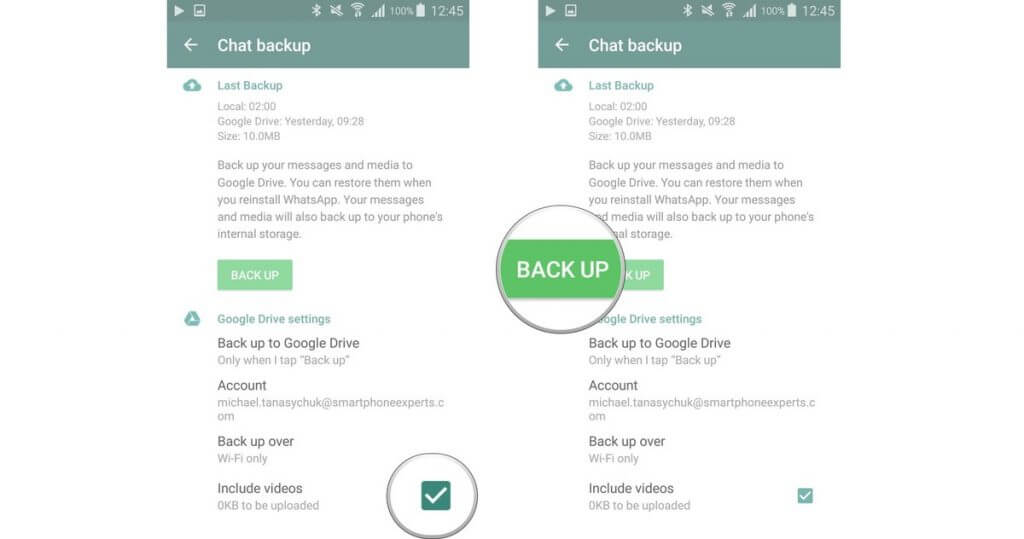 المعهد الذهبي|اخذ نسخة احتياطية من WhatsApp باستخدام Google Driveاخذ نسخة احتياطية من WhatsApp باستخدام Google Drive