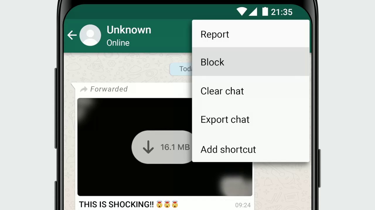 كيفية إضافة و حظر و إلغاء حظر جهة اتصال في WhatsApp