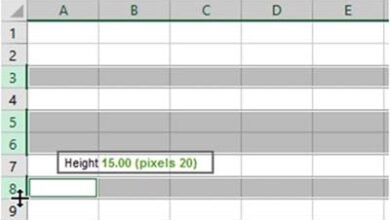 المعهد الذهبي | تغيير ارتفاع الصفوف في Excel: دليل شامل للمبتدئين - Excel