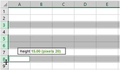 المعهد الذهبي | تغيير ارتفاع الصفوف في Excel: دليل شامل للمبتدئين - Excel